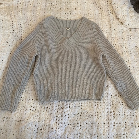 Garage V-neck knit sweater - Picture 4 of 7